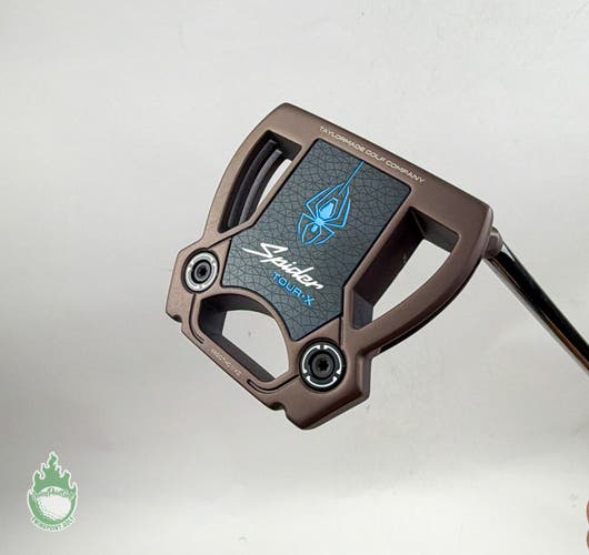 Used Right Handed TaylorMade Spider Tour X 35" Putter Black Steel Golf Club
