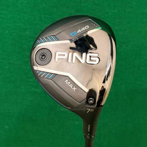 Ping G440 MAX 21 Fairway 7 Wood Mitsubishi Vanquish 4-R Graphite Regular w/HC