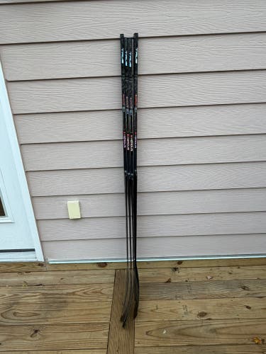 Senior True HZRDUS Smoke Regular Goalie Stick 25" Paddle (New)