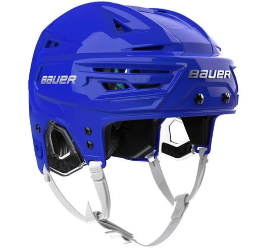 Pro Stock New Large Bauer Re-Akt 155 Pro Royal Blue Hockey Helmet