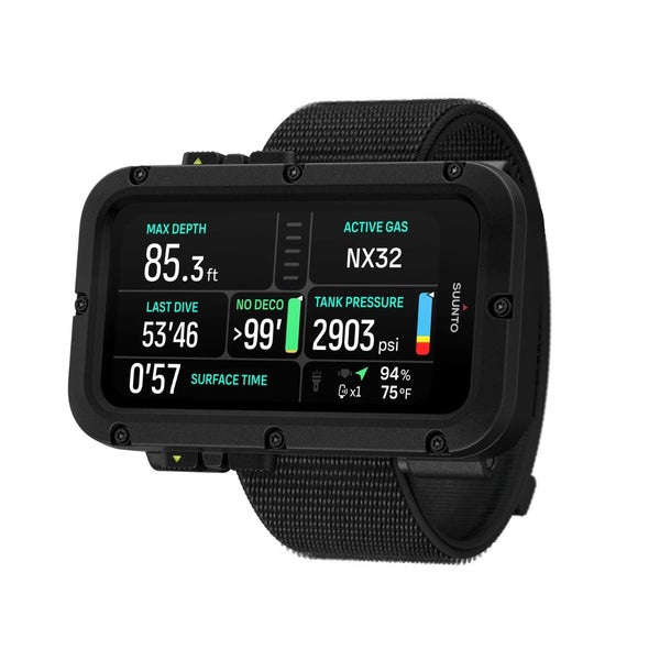 Suunto Nautic Elastic Textile AMOLED Scuba Dive Wireless Computer Smart Watch
