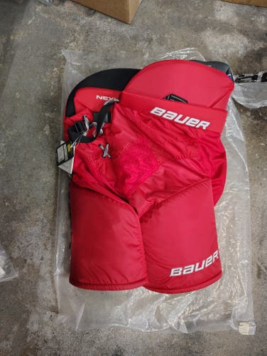 RED Senior Small Bauer Nexus 600 Ice Hockey Player's Pants (New)