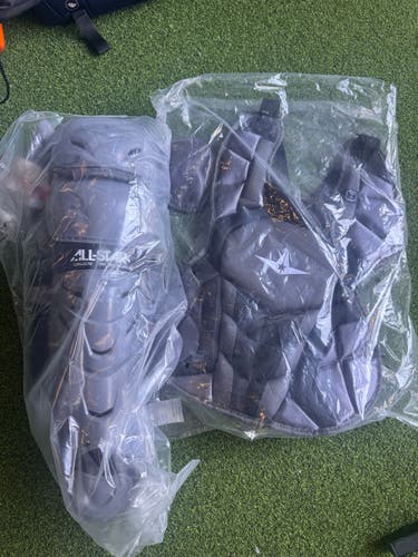 All Star System 7 Catcher's chest protector and leg guards