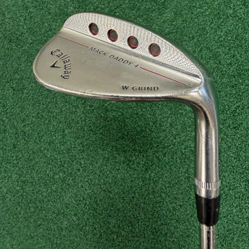 Callaway Mack Daddy 4 56 12 Sand Wedge W Grind S200 Stiff Flex Steel Chrome RH