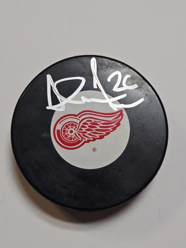JIRI HUDLER Signed Detroit Red Wings AUTOGRAPHED NHL Hockey Puck