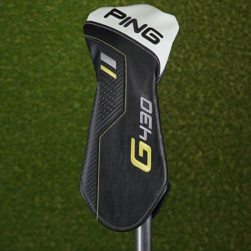 PING G430 Driver Headcover ~ Black/ White / Yellow / Grey