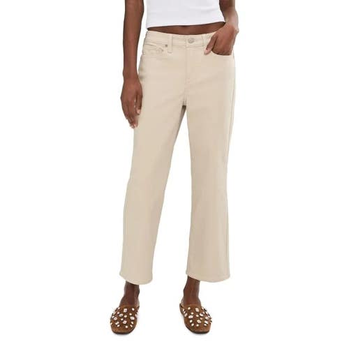 NYDJ Piper Jeans Women's 6 Feather Denim Stretch Relaxed Fit Cropped GBO4928