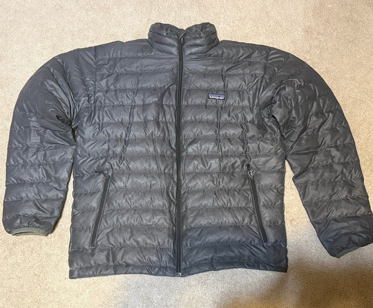 Patagonia Mens Down Sweater Jacket - Dark Grey - Medium