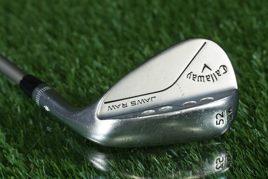 Callaway Jaws Raw 52 12W Gap Wedge "W" Catalyst Wedge Flex Graphite Chrome RH
