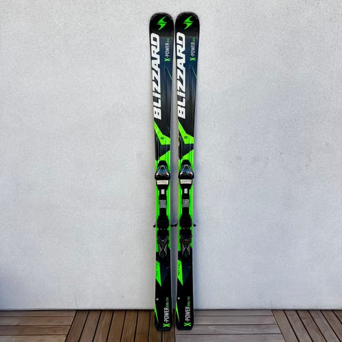2015 Blizzard X-Power 810 Ti 174 cm All Mountain Skis With Bindings Max Din 12 (Used)