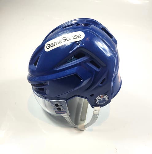 Edmonton Oilers Bauer Re-Akt 150 Helmet Pro Stock