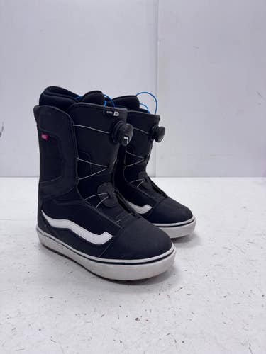 Used Vans AURA OG BOA Mens Snowboard Boots Black Senior 8 11860-S000318077