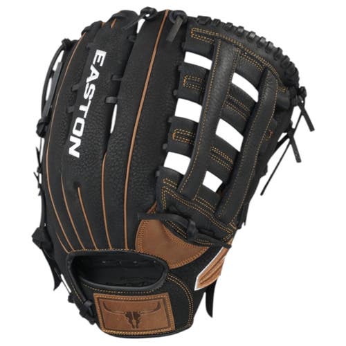 New Easton Prime Slowpitch 14" Softball Glove Right Hand Throw (RHT) Black/Brown 11735-EASPSP14R