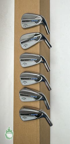 Used Right Handed Callaway Paradym Ai-Smoke Irons 5-PW HEADS ONLY Golf Set