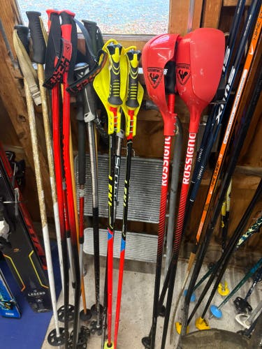 48in (120cm) Leki World Cup Lite SL Ski Poles (Used)