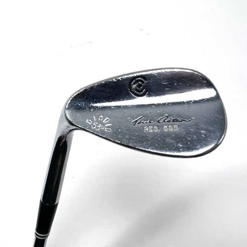 LEFTY Cleveland 588 Chrome Gap Wedge GW 53* True Temper Wedge Steel Mens LH