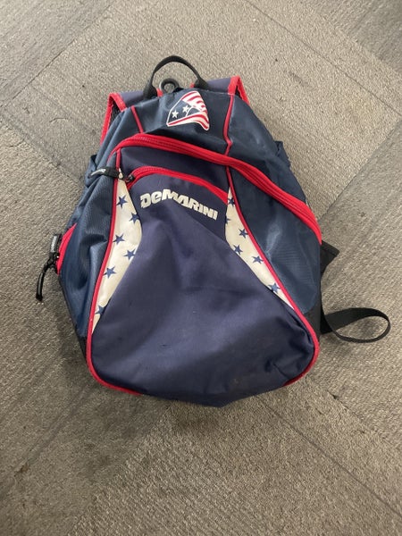 Used Demarini BB/SB 2 BAT BACKPACK BB/SB Player Backpack Navy Blue 11614-S000247038