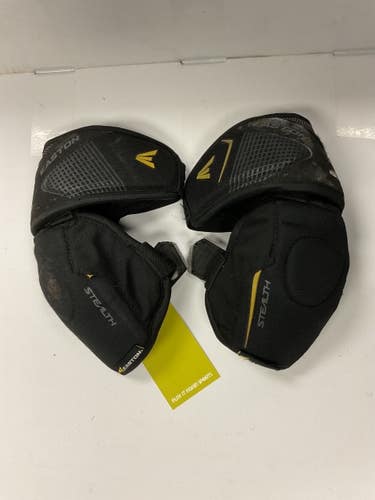 Used Easton STEALTH Senior Elbow Pads MD 11855-S000212420
