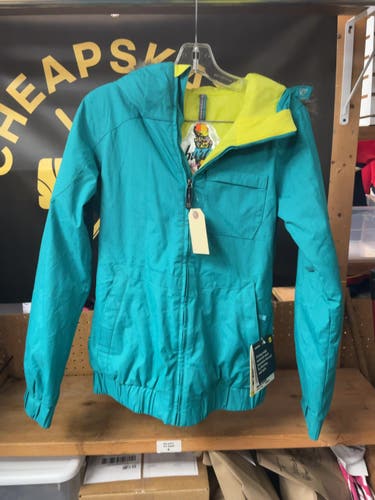 Burton Maria Jacket Size S Juniors Turquoise Snowboard Ski Jacket NWT