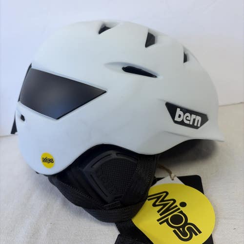 Brand New $129.99 Adult Size Small Bern MIPS ski And Snowboard Helmet. White