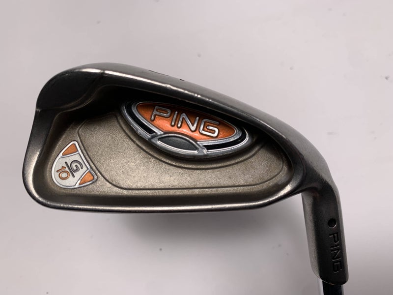Ping G10 Single 6 Iron Black Dot AWT Regular Steel Mens RH Midsize Grip