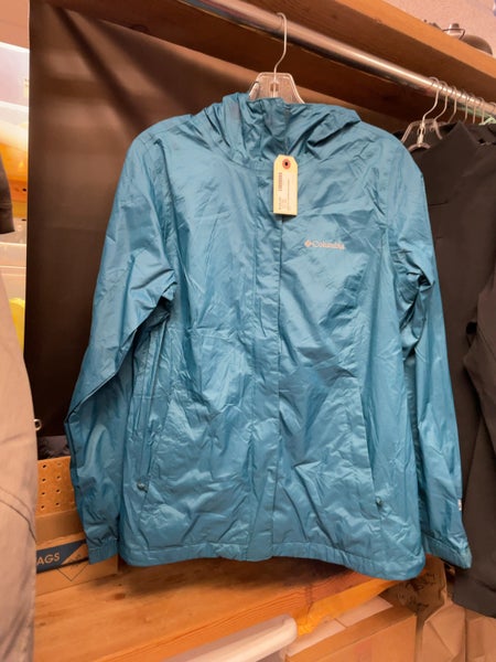 Columbia Omni-Tech Hooded Rain Jacket Size M