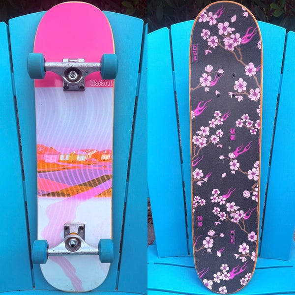 Blackout Suburbs 8.0" Complete Skateboard Independent 139 Trucks Speedlab Wheels