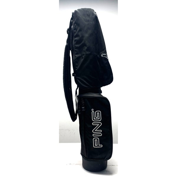 Ping Sunday Carry Bag Black 1 Way Divide Single Strap Golf Bag