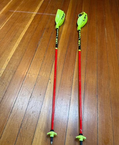 48in (120cm) Carbon Leki Slalom Ski Poles w/ pole guards (Lightly Used)