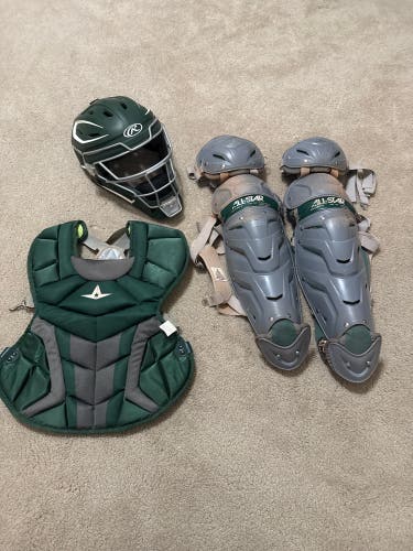Green All Star System 7 Axis Catcher's Set (Used)