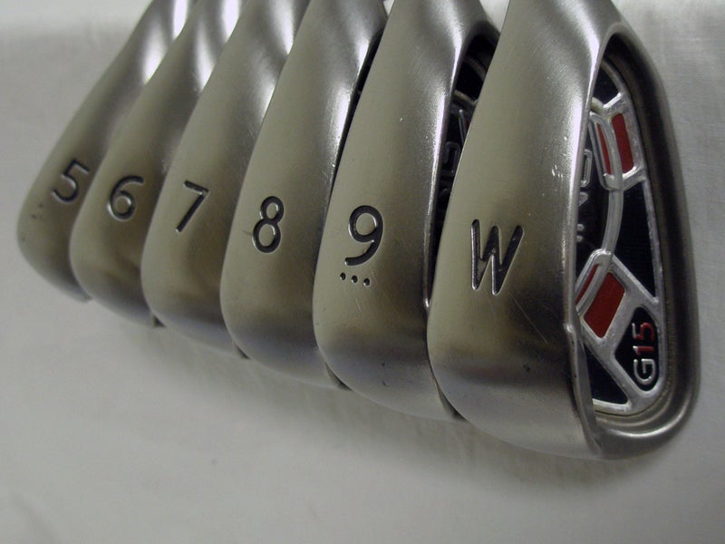 Ping G15 Irons Set 5-PW Yellow Dot (Graphite TFC Regular) Golf Clubs