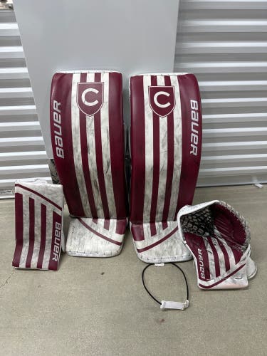 NCAA 35" Bauer Hyperlite 2 Regular Goalie Full Set Pro Stock (Used)