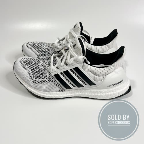 Adidas UltraBoost 1.0 White Core Black Running Shoes 9