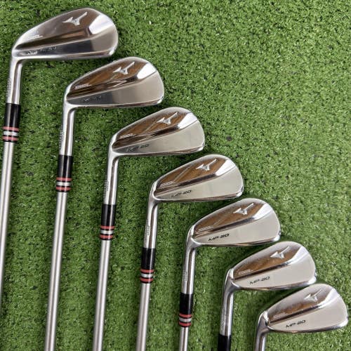 Mizuno MP-20 SEL Iron Set 4-PW KBS Tour C-Taper Stiff Left Handed +1/2 Long