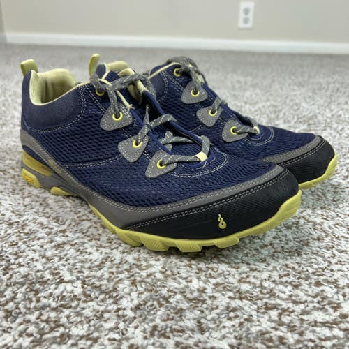 Ahnu Shoes Womens Size 9 Blue Sugarpine Air Mesh Hiking Trail Vibram Sneakers