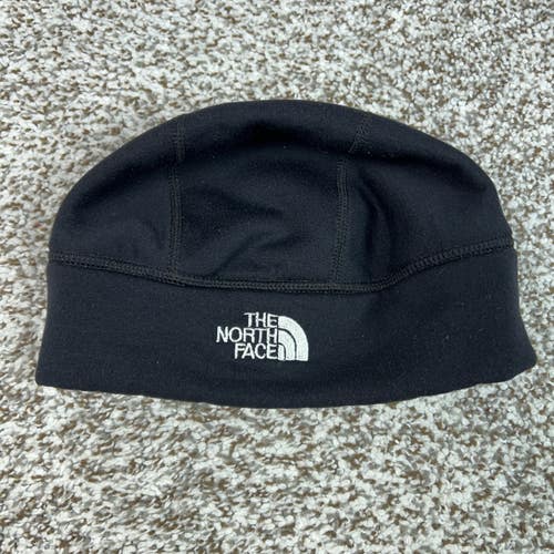 North Face Hat Beanie Mens One Size Black Polartec Fleece Made USA Winter Hiking