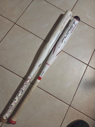 2023 Easton Ghost Unlimited & 2022 32" ghost advanced Composite Bat (-10) 23.5 oz 33" (Used)