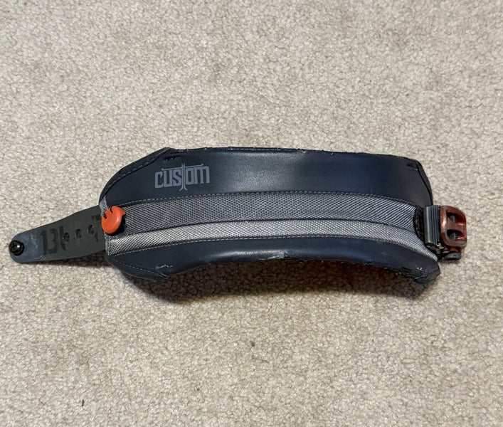 Burton Custom Snowboard binding Left Ankle Strap Large Grey