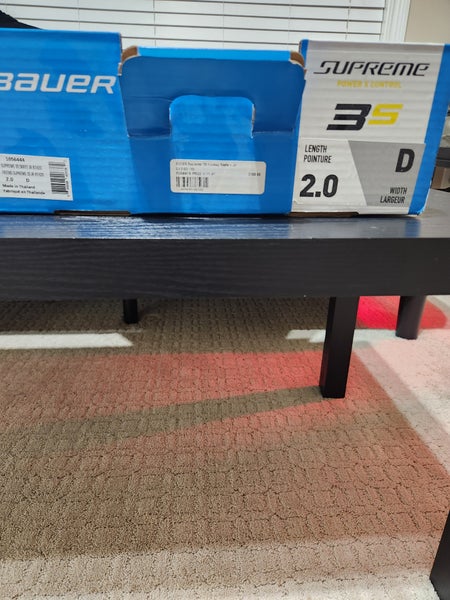 Black Bauer Supreme 3S Hockey Skates Regular Width (Used)