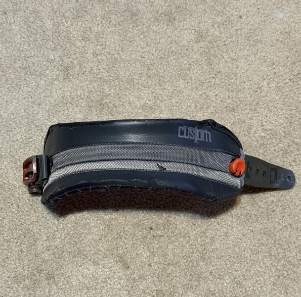 Burton Custom Snowboard binding Right Ankle Strap Large Grey