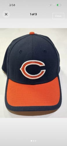 Blue Adult Unisex Small / Medium Chicago Bears New Era Hat (Used)