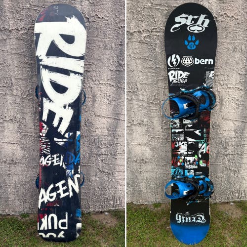 156cm Ride Agenda Snowboard With Ride LX Bindings