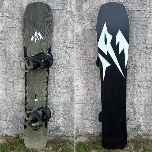158cm Jones ultra Flagship Snowboard With Forum Shaka Bindings (large)