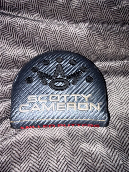 RH Scotty Cameron Phantom Mid Round Mallet Putter head cover Gray HeadcoverMINT