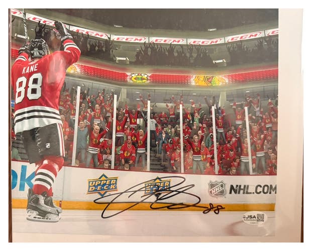Patrick Kane Autographed Signed 8x10 Photo Blackhawks NHL 88 JSA COA Stanley Cup