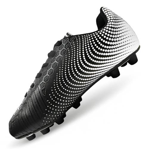 New Vizari Stealth Soccer Cleats Black/White Size 10 11735-VIZVZSE93351Y10