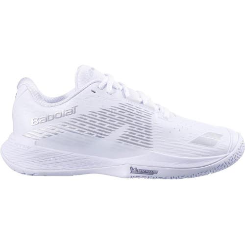 Babolat Women's Propulse Storm All Court Tennis Shoes, White/Silver