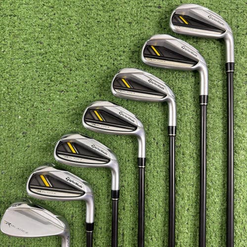 Taylormade Rbladez Iron Set 5-PW AW RocketFuel 65g Regular Flex Graphite