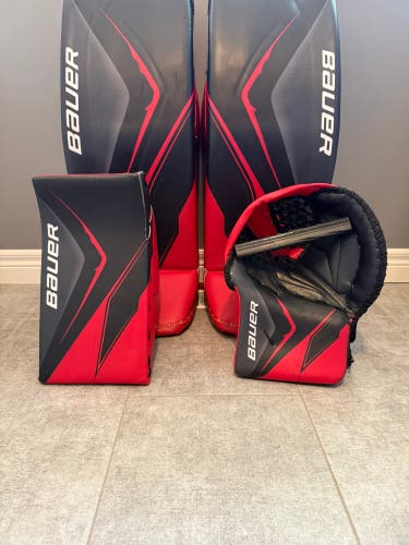 35" 2025 Bauer Flylite Regular Goalie Full Set (Used)